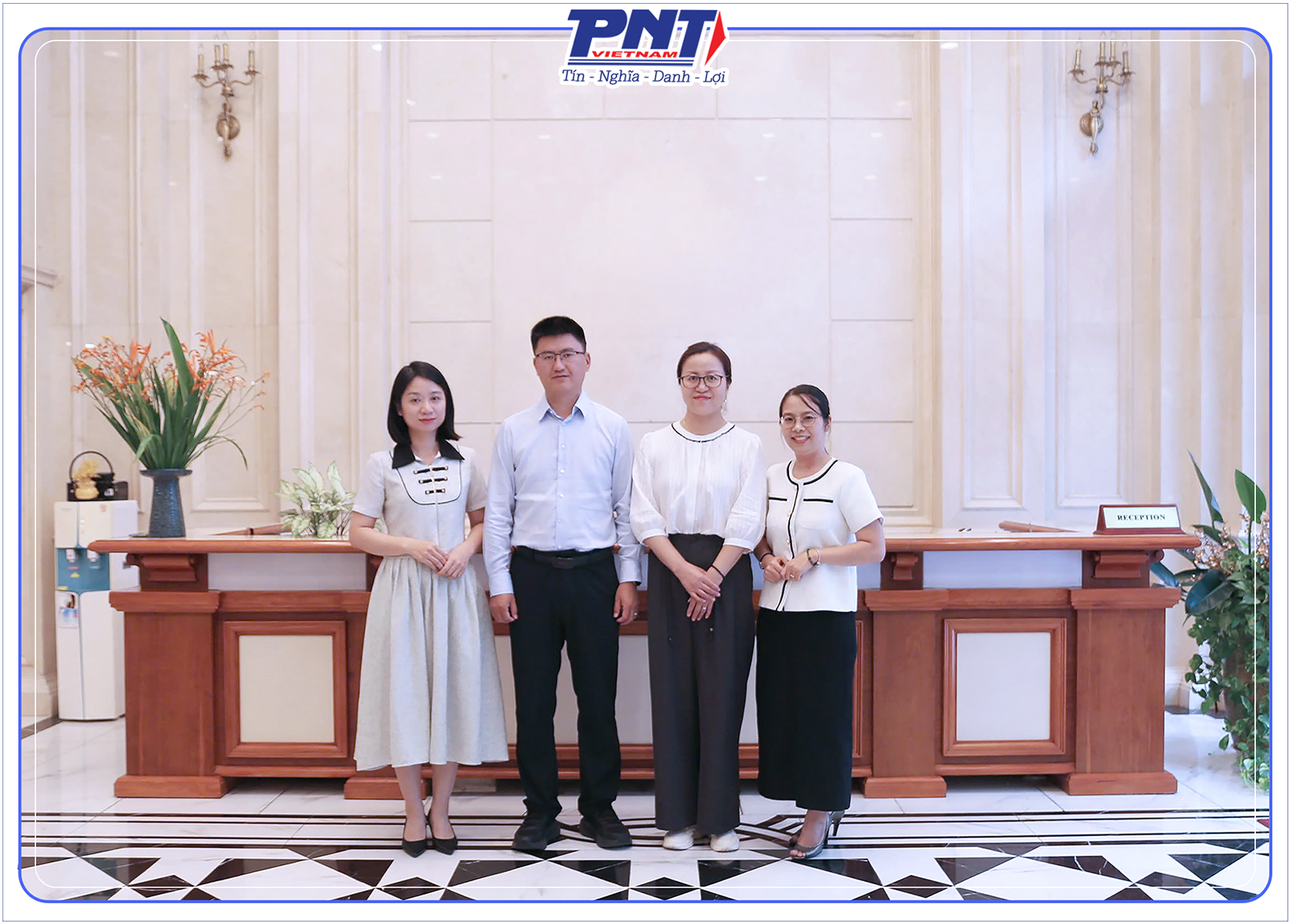 Đại diện Hãng CANNY cùng PNT Việt Nam tham quan thực tế công trình
